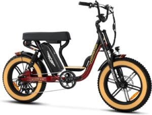 Best Electric Bikes Under $1500 : ADDMOTOR SOLETAN M-66X Electric Bicycle for Adults, 750W Motor, 105 MI Range, 20" Fat Tire Step-Thru Ebike.