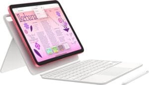 Latest iPad Air 2025 : Apple iPad (10th Generation) front view showcasing its vibrant 10.9-inch Retina display.