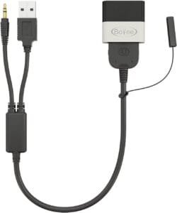 best car accessories 2025 : Bovee 1000 with Y USB/AUX iPod Integration Cable for seamless BMW iPod connectivity.
