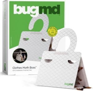  Eco-Friendly Pest Control Services Near Me : BugMD Clothes Moth Boss Traps - Sticky Glue Bug Repellent with Pheromone Attractor for Closets and Wardrobes