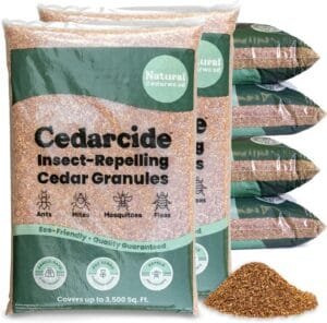  Eco-Friendly Pest Control Services Near Me : Cedarcide Lawn & Garden Cedar Granules, Repels Fleas, Ticks, Ants, Mosquitoes – Family & Pet Safe