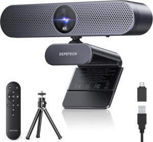 Top Home Equipment 2025 : TONGVEO 4K Conference Room Camera System with AI Auto-Tracking PTZ and 5X Digital Zoom