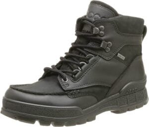Best Budget-Friendly Shoes for Every Event  : Ecco Men's Track II High GORE-TEX Waterproof Outdoor Hiking Boot – Durable, waterproof hiking boots for all-weather outdoor adventures.