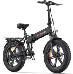 Best Electric Bikes Under $1500 : ENGWE EP-2 PRO 1000W Folding Electric Bicycle for Adults, 20-Inch Fat Tire, 48V 13AH Battery, Up to 28MPH, 75 Miles Range, 7-Speed.