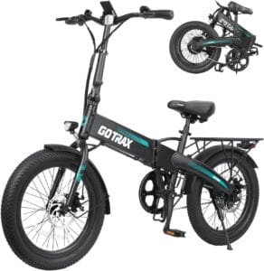 Best Electric Bikes Under $1500 : Gotrax 20-Inch Folding Electric Bike with 40-Mile Range and 500W Peak Power