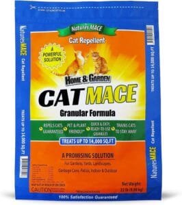  Eco-Friendly Pest Control Services Near Me : Nature’s Mace Cat Repellent Granules 22 Pound – Outdoor Granular Repellent for Yard, Garden, & Plants