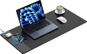 Best Home Equipment : TopMade Wireless Charging Mouse Pad, Waterproof Gaming Mousepad with Ultra-Smooth Surface.