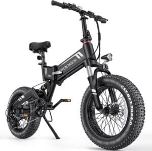 Best Electric Bikes Under $1500 : TotGuard 20-Inch Electric Bike for Adults, 500W Brushless Motor, Peak 750W, 20MPH Fat Tire.