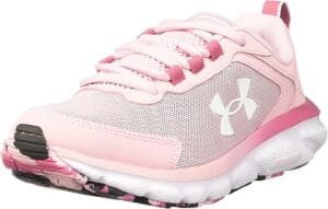 Best Budget-Friendly Shoes for Every Event  : Under Armour Charged Assert 9 Running Shoes in Prime Pink/Black/White – Lightweight and durable for versatile performance.