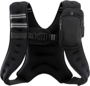 ZELUS Weighted Vest for Strength Training, Running, and Fitness ZELUS Weighted Vest with Reflective Stripe for Running, Fitness, and Strength Training