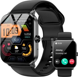 Best Smartwatch Buying Guide : Jacoosa Smart Watch 1.85 HD Smartwatch for Men and Women with Call Features and Fitness Tracker