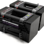 PowerBlock Elite EXP Adjustable Dumbbells, 5-50 lb Range, Durable Steel Build, All-in-One Workout Equipment