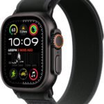 Best Smartwatches : Apple Watch Ultra 2 GPS + Cellular 49mm Smartwatch with Black Titanium Case and Trail Loop
