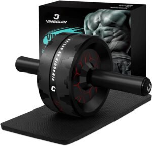 Vinsguir Ab Roller Wheel for Abs and Core Strength Training Vinsguir Ab Roller Wheel for Core and Abdominal Strength Training, Exercise Wheel for Home Gym Fitness
