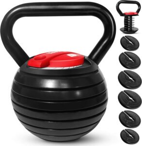 Yes4All Adjustable Kettlebell – Customizable Weight Training Tool Yes4All Adjustable Kettlebell – Versatile Kettlebell Weight Set for Home Workouts