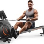 YOSUDA Magnetic/Water Rowing Machine with Bluetooth, App Support, and Foldable Design for Home Use