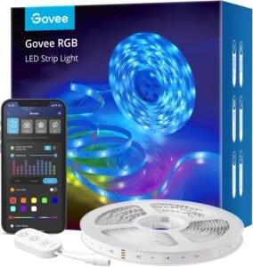 Best AI Smart Home Devices – Affordable Picks for 2025 9 Best AI Smart Home Devices : Govee 16.4ft Smart LED Strip Lights – WiFi RGB Lights with Music Sync, Alexa & Google Assistant Compatible, App Controlled