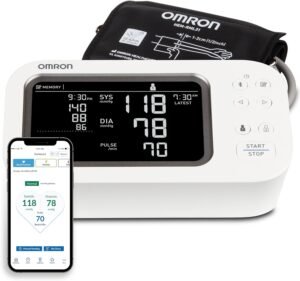 digital blood pressure monitor, : Omron Platinum Digital Blood Pressure Monitor with Bluetooth