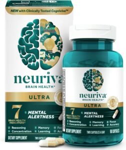 NEURIVA Ultra Decaffeinated – Caffeine-Free Brain Support for Memory & Focus NEURIVA Ultra Decaffeinated Brain Supplement for Focus and Mental Alertness