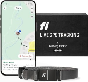 Budget Pet Health Trackers : Fi Series 3 Smart Dog Collar with GPS and Activity Tracker for Dogs