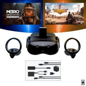 HTC Vive Focus Vision VR Headset with DisplayPort PC Streaming Kit Virtual Reality Headsets 2025 : HTC Vive Focus Vision VR Headset with PC Streaming Kit – Top Virtual Reality Headsets 2025