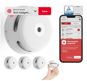 X-Sense XS01-WX Smart WLAN Smoke Detector 3-Pack – App Connected, No Base Required X-Sense Smoke and CO Detectors 2025: Top-Rated Safety : XS01-WX WLAN smoke detector 3-pack with smartphone app monitoring for home fire safety