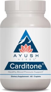 Heart Health Supplements : Carditone by Ayush Herbs – Natural Heart Health & Blood Pressure Support Supplement