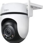TP-Link Tapo C225 AI Camera | Smart Motion & Clear Night 6 TP-Link Tapo 2K QHD outdoor Wi-Fi security camera with 360-degree view, pan/tilt, color night vision, and motion trackingCaption: