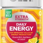 Best Sleep Gummies – OLLY 5mg for Faster, Deeper Rest 6 OLLY Extra Strength Daily Energy Gummy - Caffeine Free, 1000mcg Vitamin B12, CoQ10, Goji Berry, Adult Chewable Supplement, Berry Yuzu Flavor, 60 Count